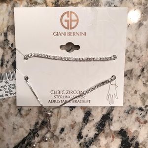 Giani Bernini Dainty Cubic Adjustable Bracelet